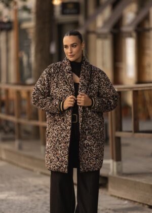 BLUSÃO OVERZISE ANIMAL PRINT