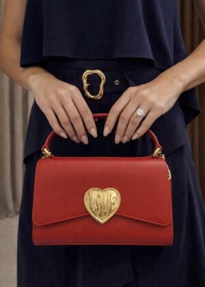 MALA LOVE MOSCHINO VERMELHA