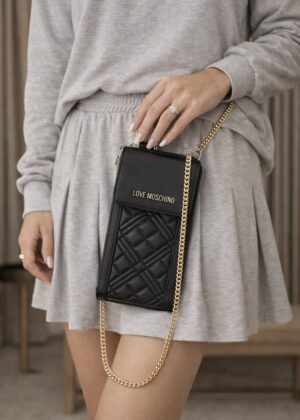 CARTEIRA E BOLSA DE TELEMÓVEL LOVE MOSCHINO