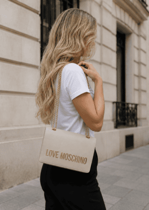 MALA LOVE MOSCHINO BEGE