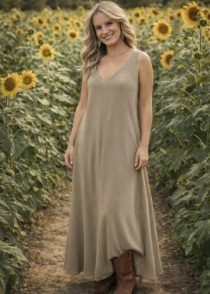 VESTIDO COM GEORGETTE FOURSOUL