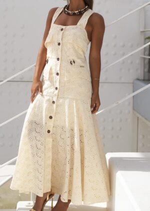 VESTIDO CELESTE