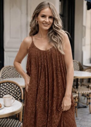 VESTIDO LONGO DE ALÇAS