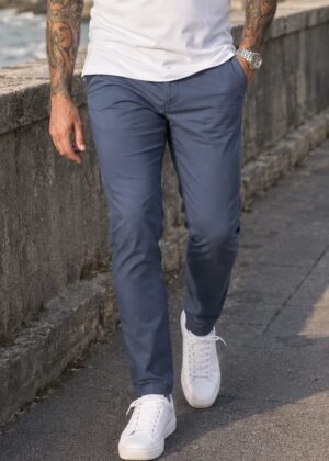 CALÇA SARJA AZUL