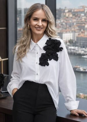 CAMISA C/ FLORES FOURSOUL