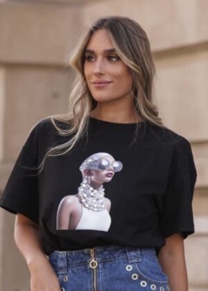 T SHIRT PRETA MISS YOU