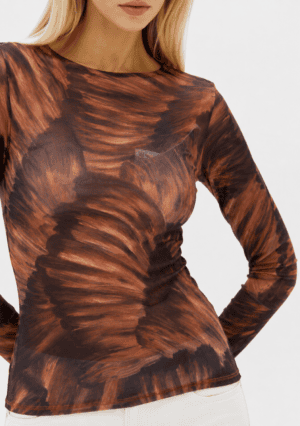 BLUSA MANGA LONGA TULE